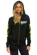 SUPER BOWL 2026 BOLT ZIP HOODIE - CHARCOAL