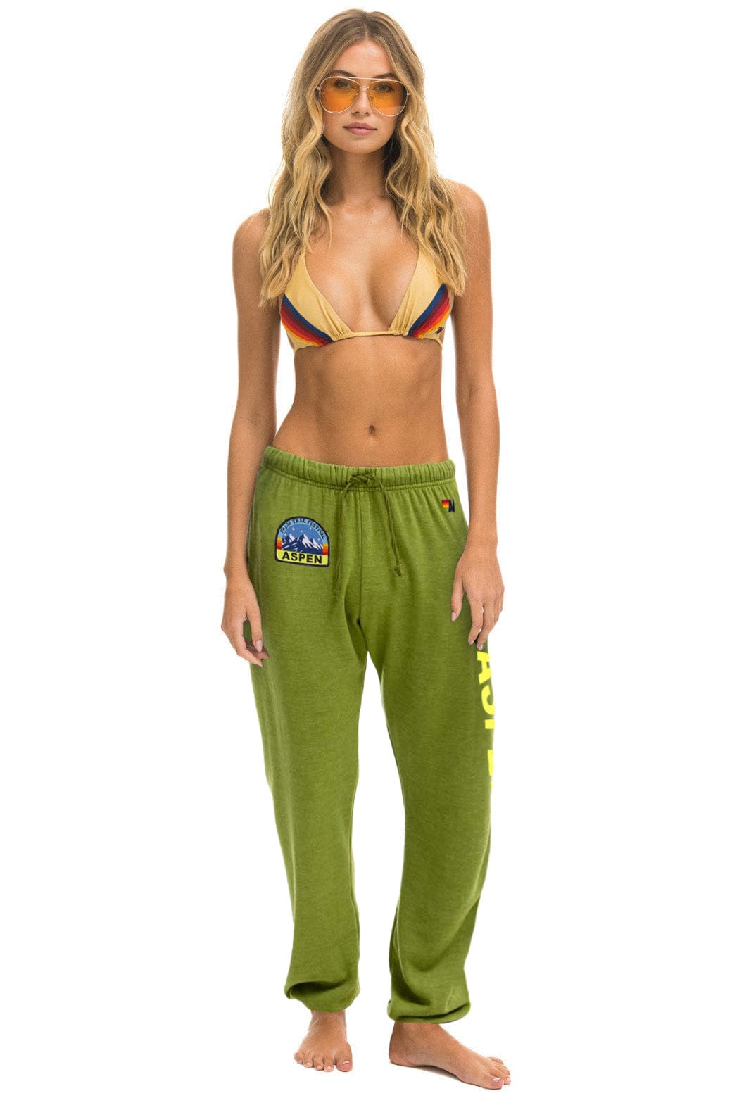 PALM TREE FEST ASPEN 2026 UNISEX POCKET SWEATPANTS - JUNGLE GREEN