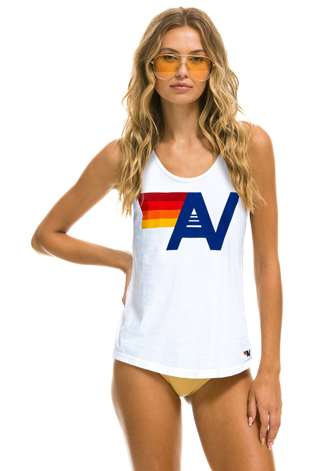 MENS LOGO TANK - WHITE