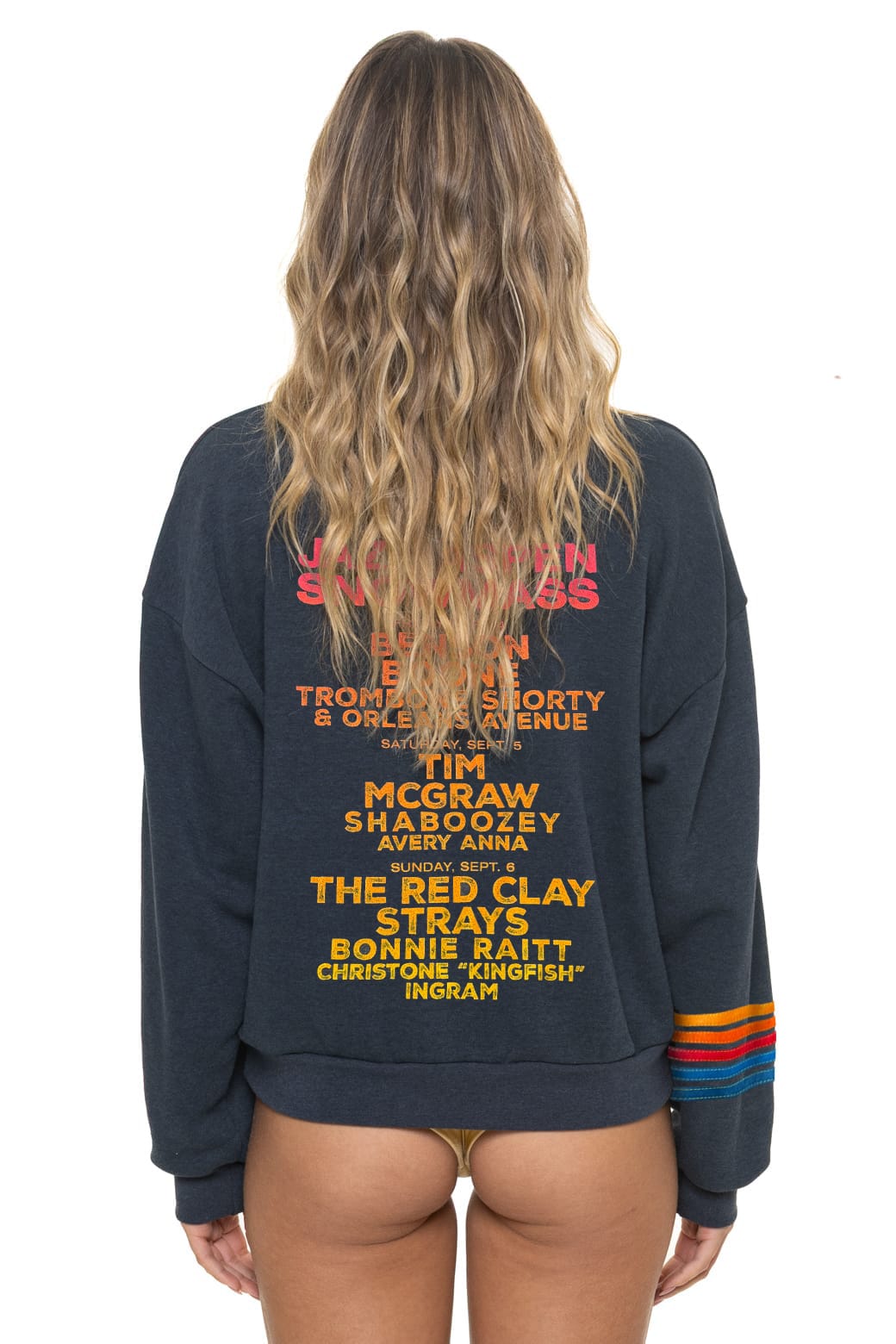 JAZZ ASPEN SNOWMASS 2026 CREW SWEATSHIRT RELAXED - CHARCOAL