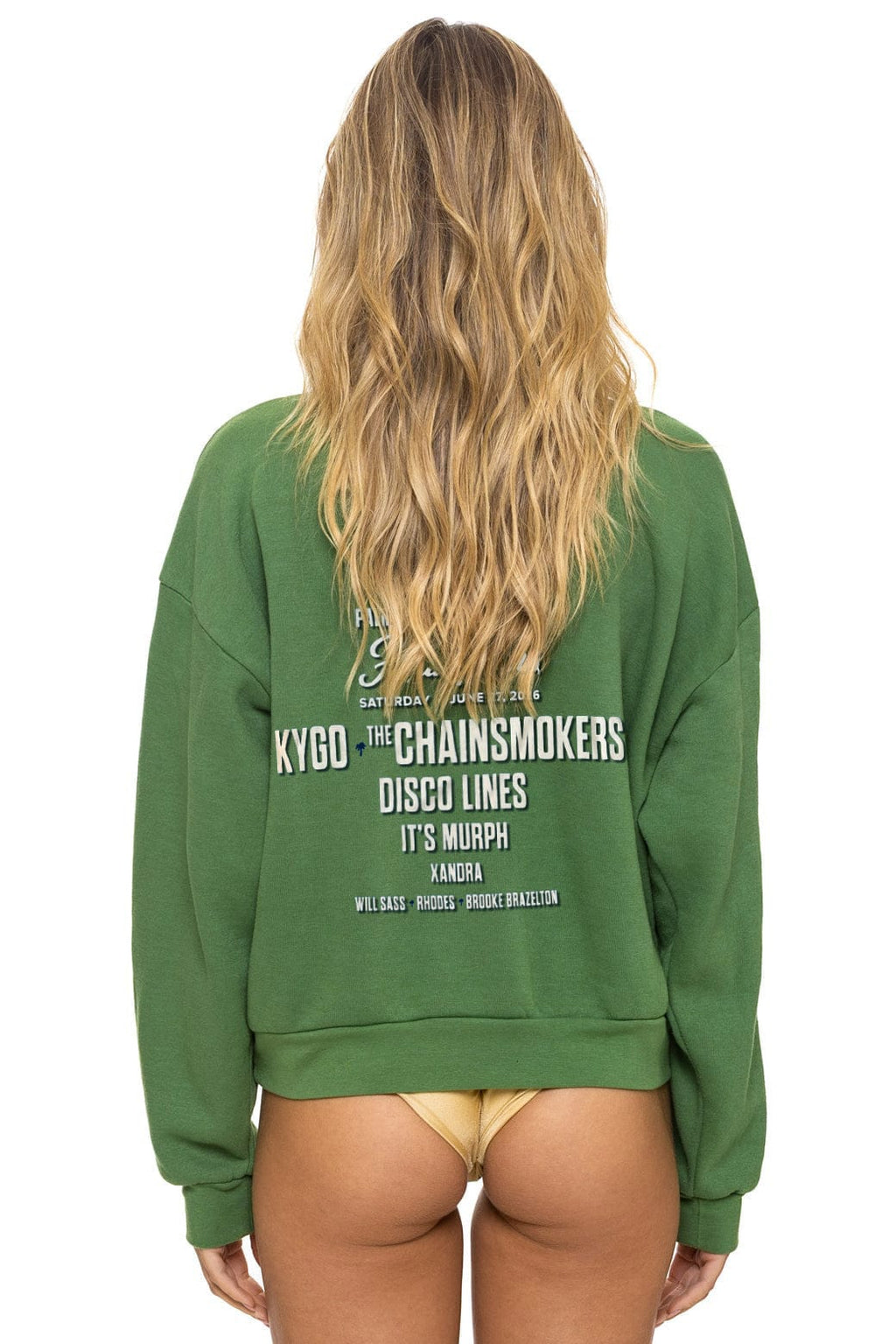 PALM TREE FEST HAMPTONS 2026 CREW SWEATSHIRT RELAXED - PALM