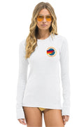 AVIATOR NATION VENICE THERMAL - WHITE