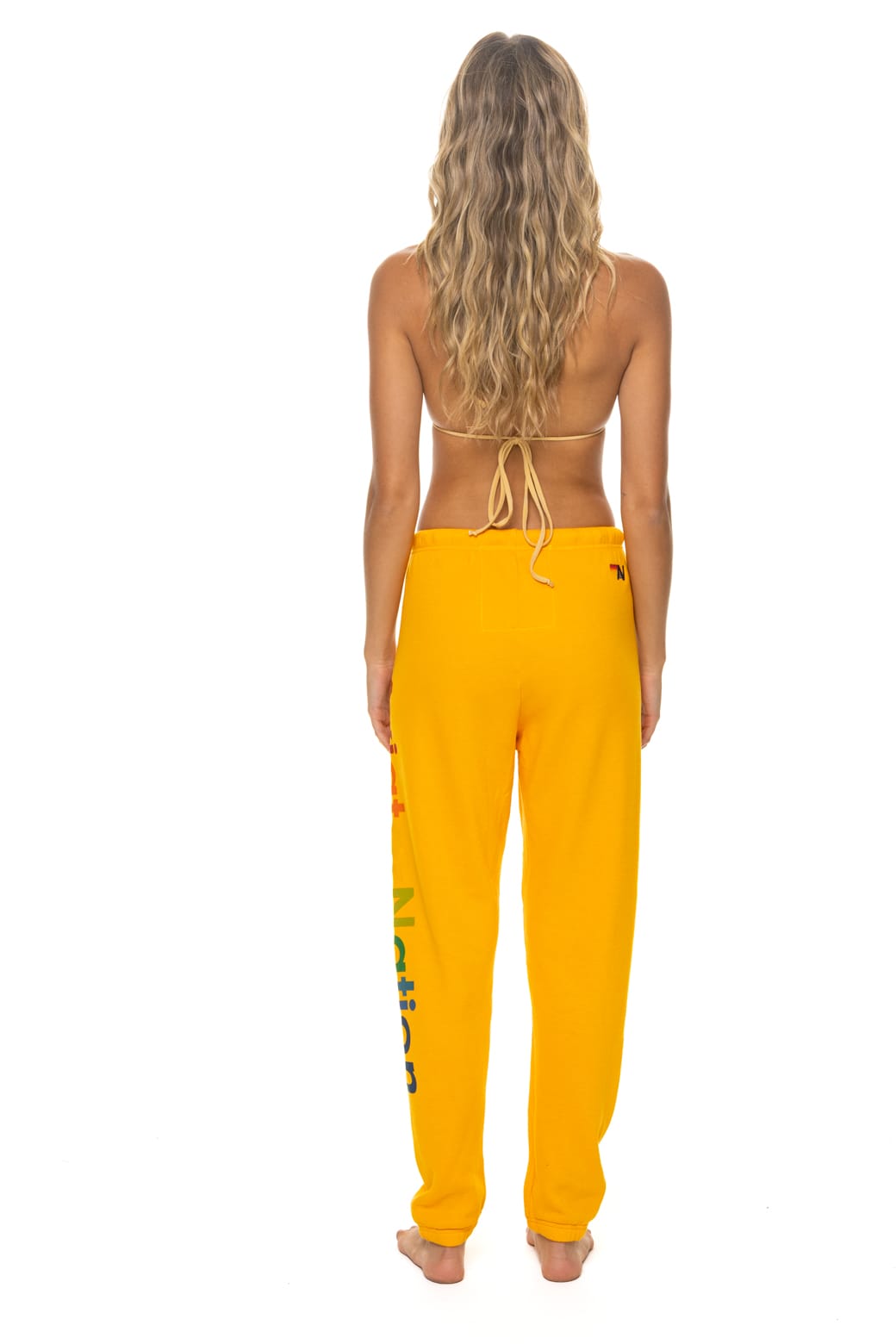 AVIATOR NATION SWEATPANTS - GOLD