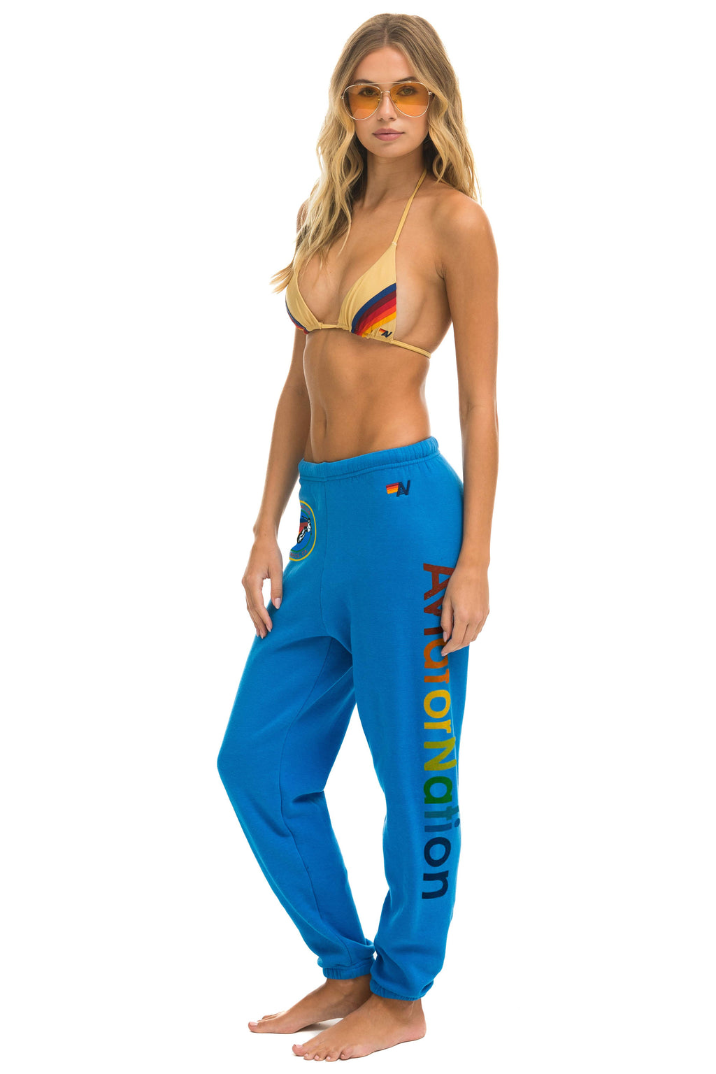 AVIATOR NATION VENICE SWEATPANTS - OCEAN