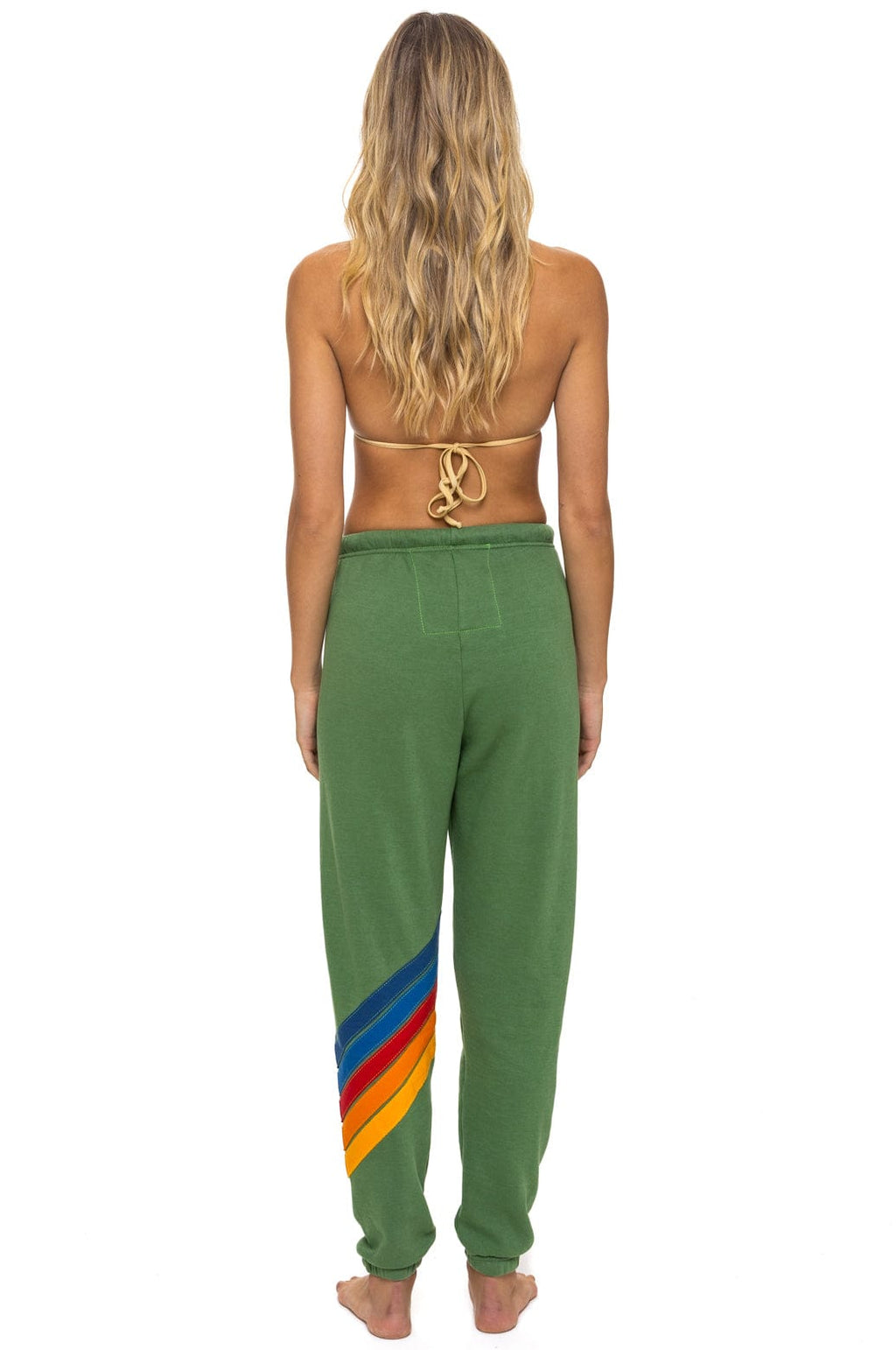 ALL SEASONS CIRCLE CHEVRON SWEATPANTS - PALM