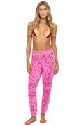 BANDANA SWEATPANTS - NEON PINK