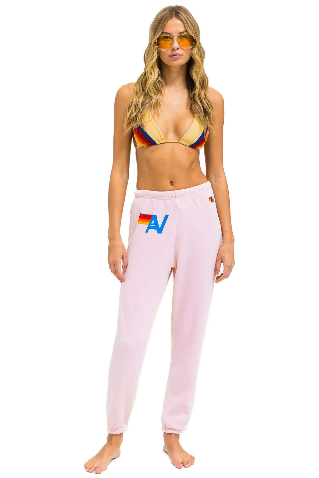 LOGO SWEATPANTS - LIGHT PINK