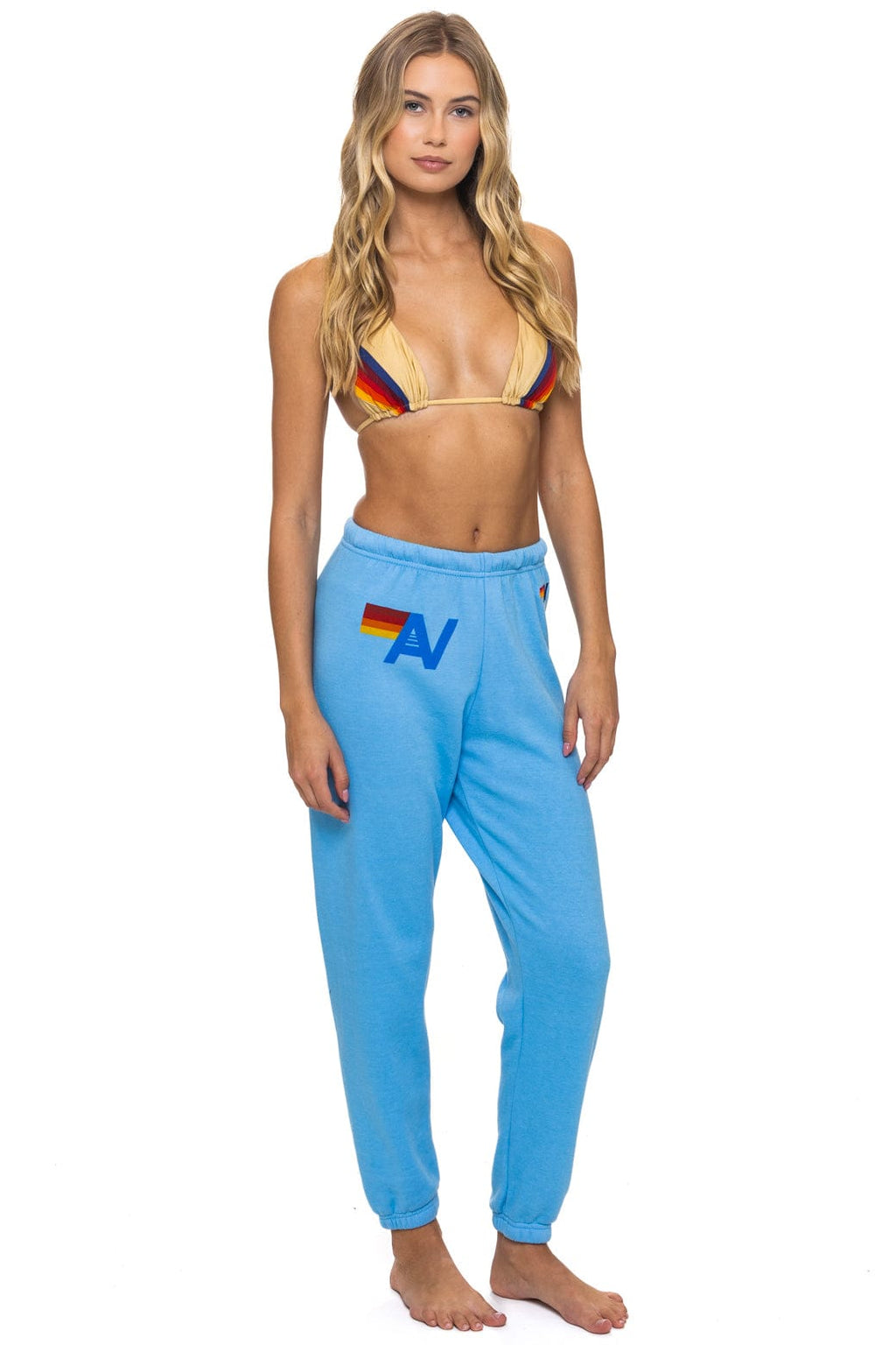 LOGO SWEATPANTS - SKY