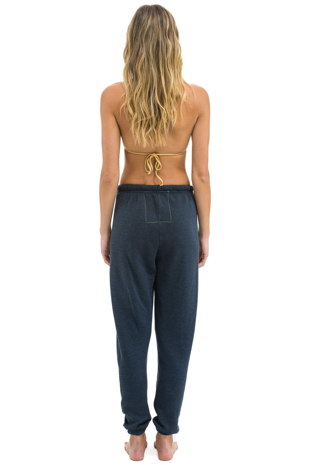 SUNSET PATCH SWEATPANTS - CHARCOAL