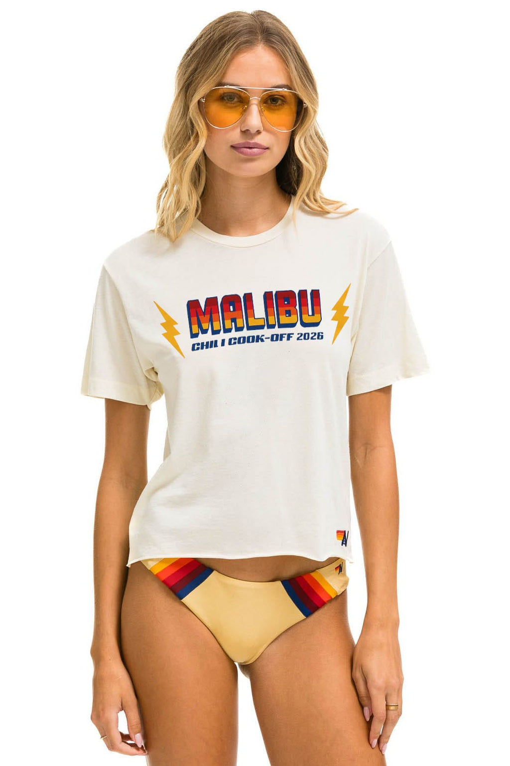 MALIBU CHILI COOK-OFF 2026 BOYFRIEND TEE - VINTAGE WHITE