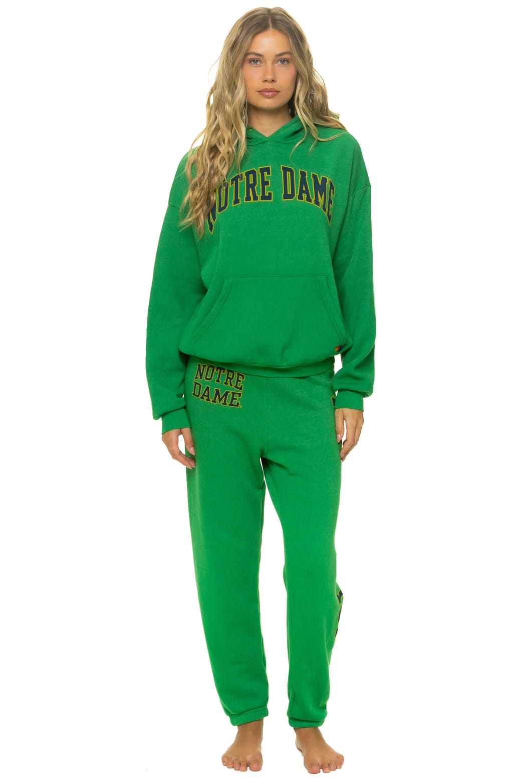 NOTRE DAME 2026 PULLOVER HOODIE RELAXED - KELLY GREEN