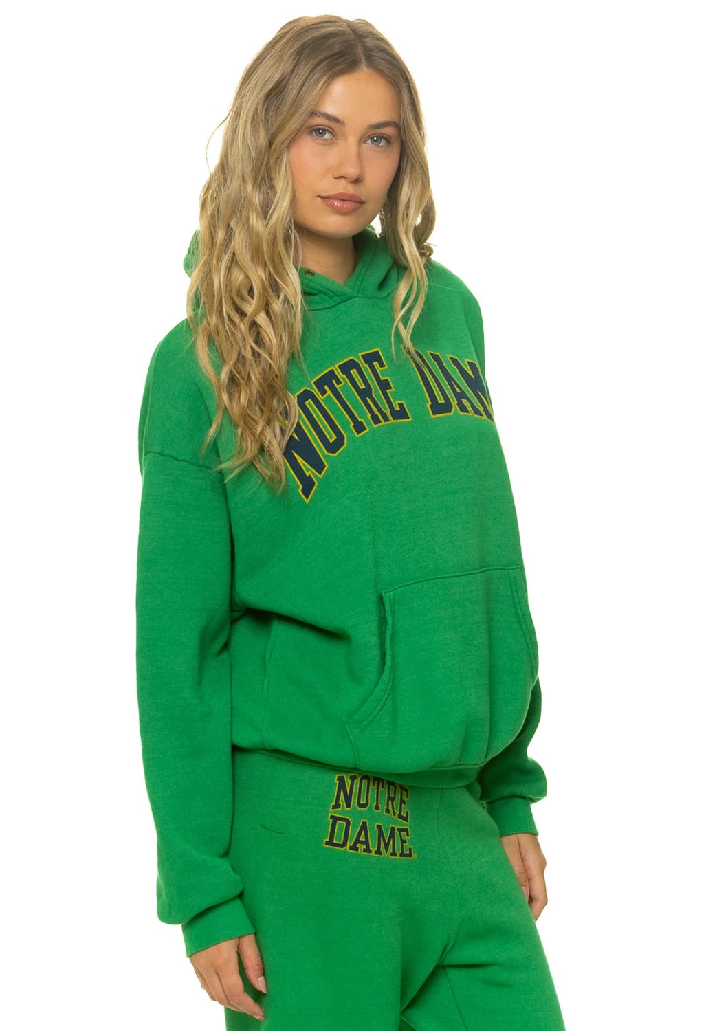 NOTRE DAME 2026 PULLOVER HOODIE RELAXED - KELLY GREEN