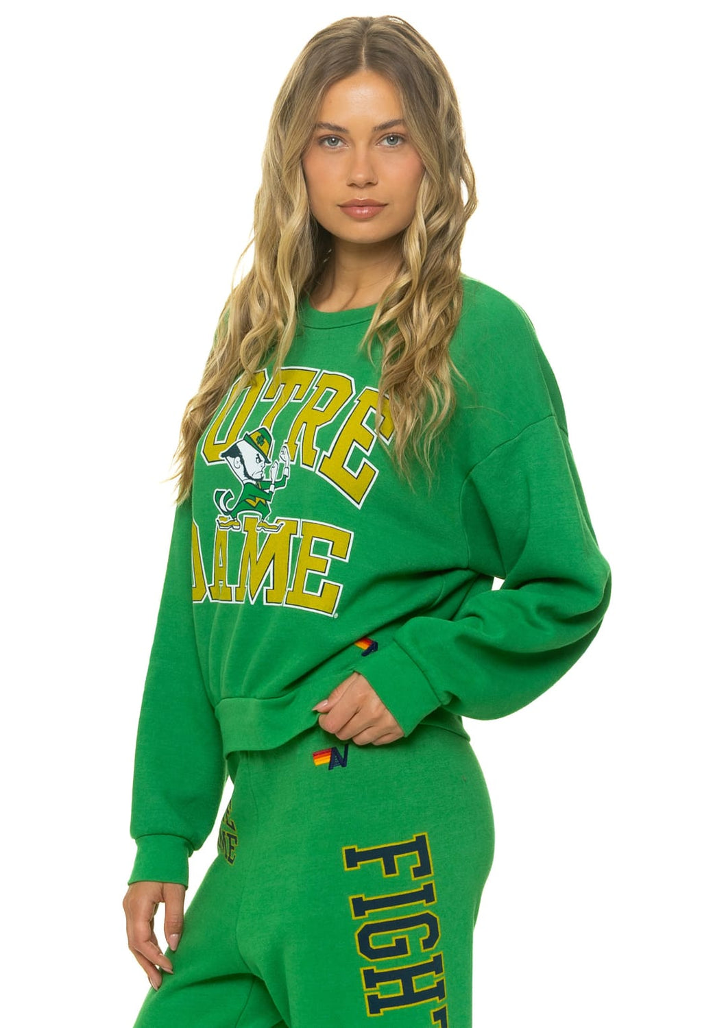 NOTRE DAME 2026 RELAXED CREW SWEATSHIRT - KELLY GREEN