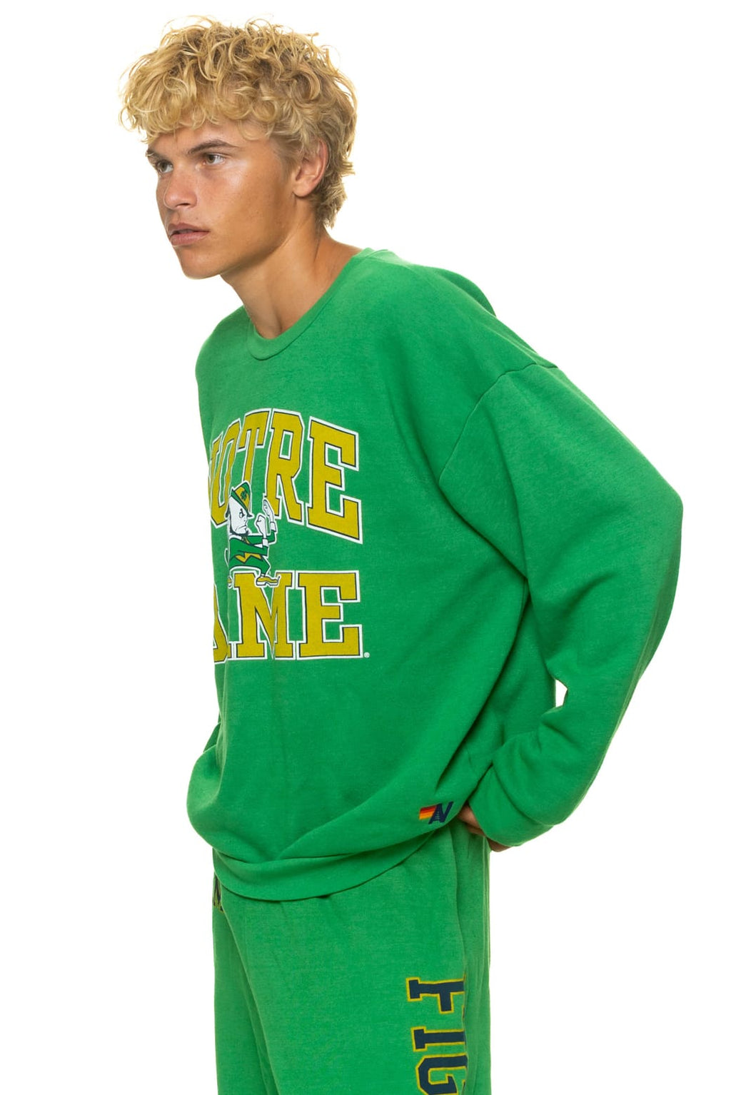 NOTRE DAME 2026 RELAXED CREW SWEATSHIRT - KELLY GREEN