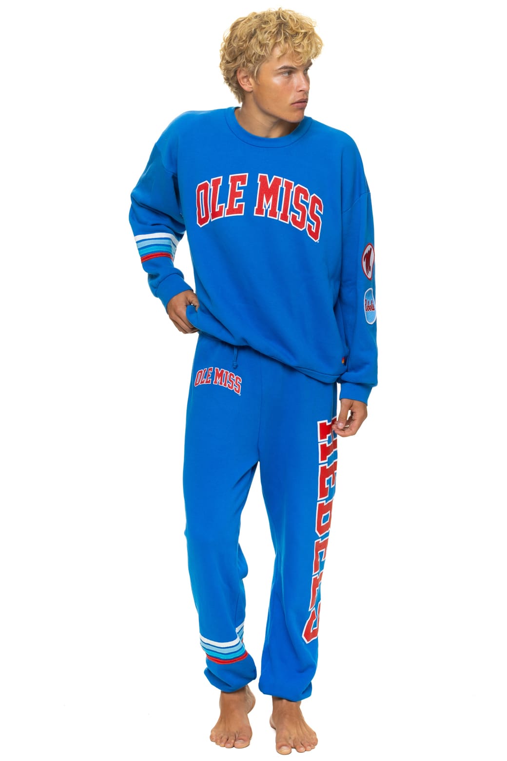 OLE MISS 2026 RELAXED CREW SWEATSHIRT - ADVENTURE BLUE