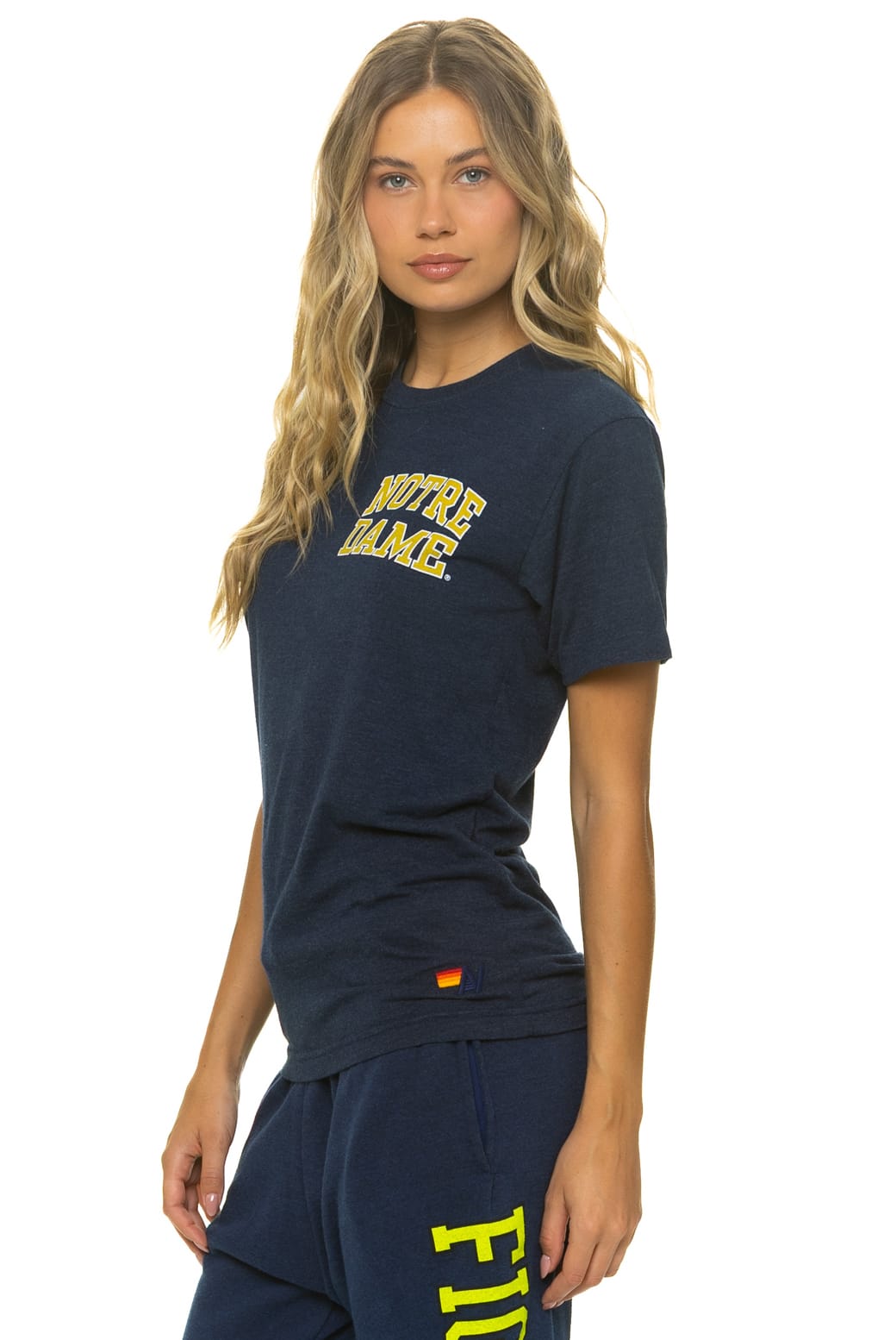 NOTRE DAME 2026 CREW TEE SHIRT - NAVY