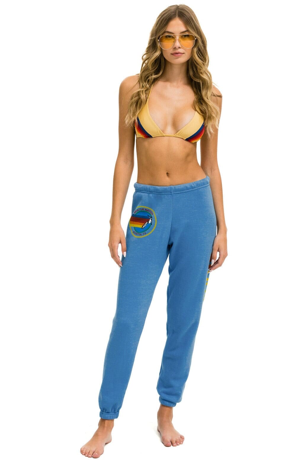 AVIATOR NATION AUSTIN SWEATPANTS - COBALT