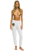AVIATOR NATION AUSTIN SWEATPANTS - WHITE