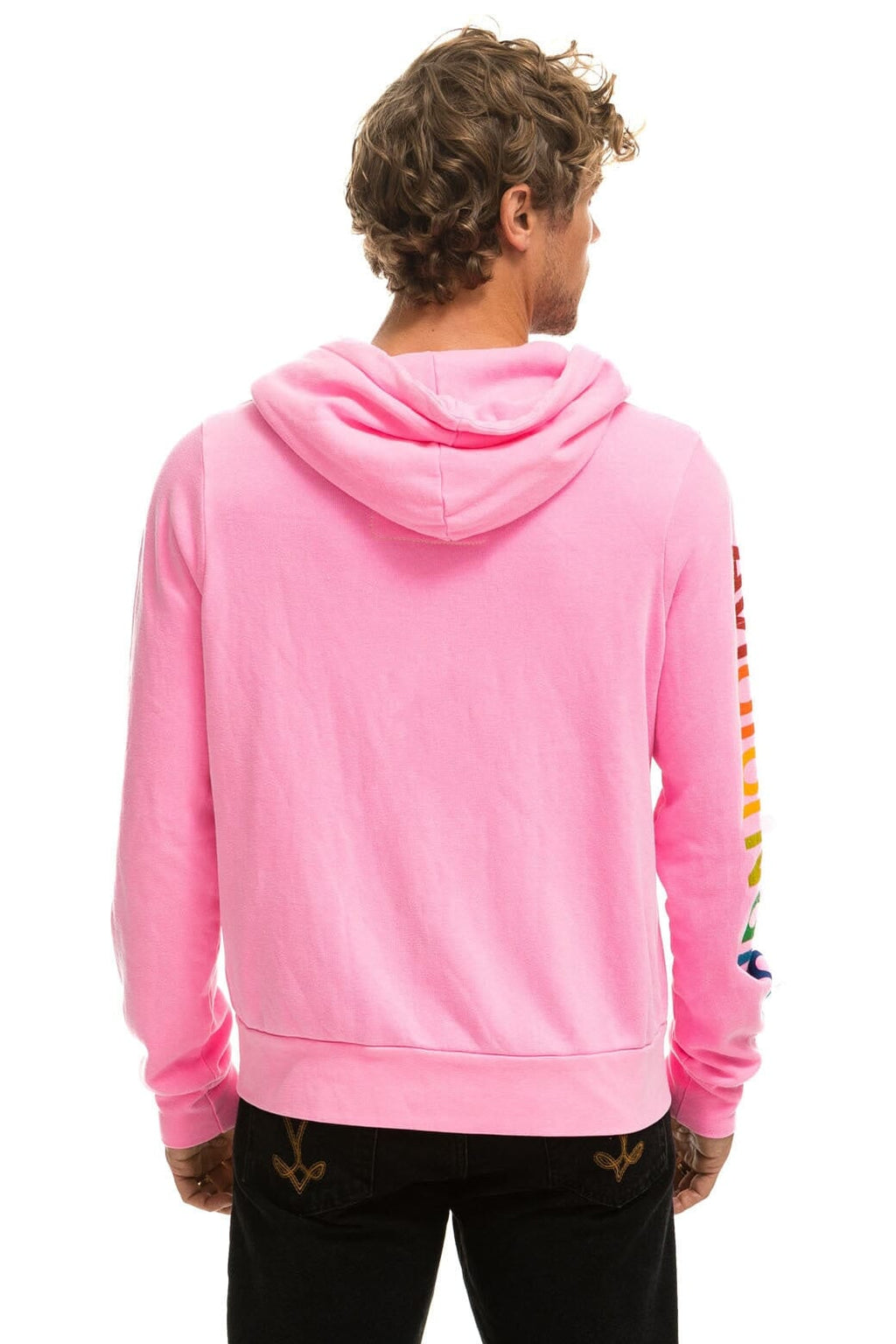 AVIATOR NATION HAMPTONS HOODIE - NEON PINK