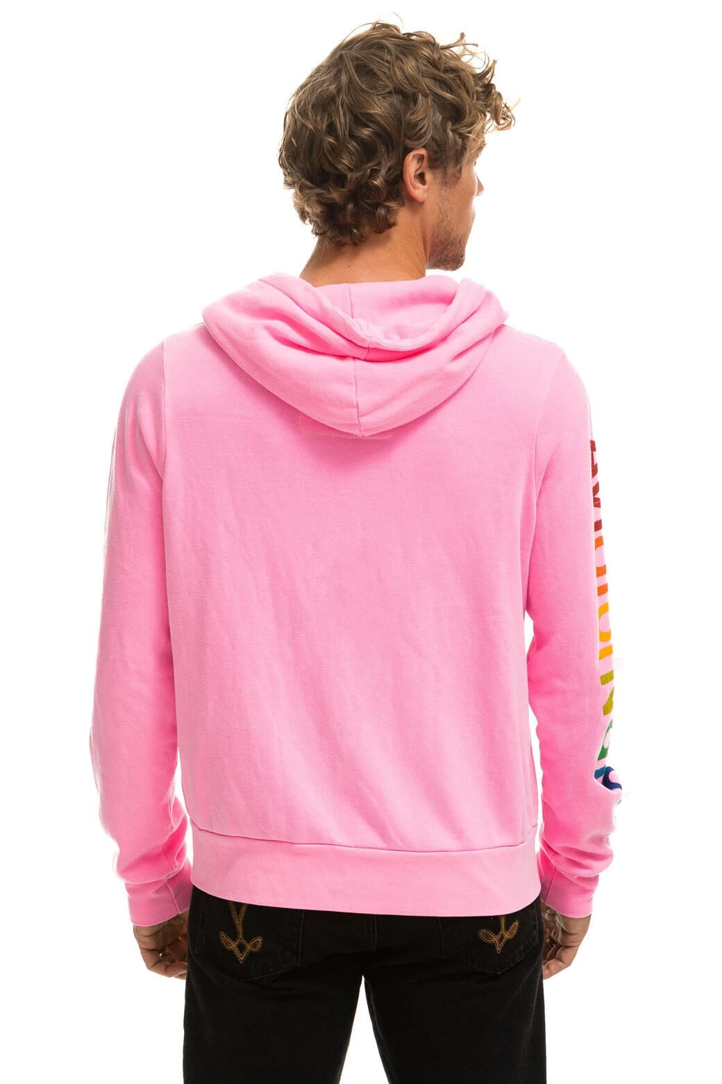 AVIATOR NATION HAMPTONS HOODIE - NEON PINK