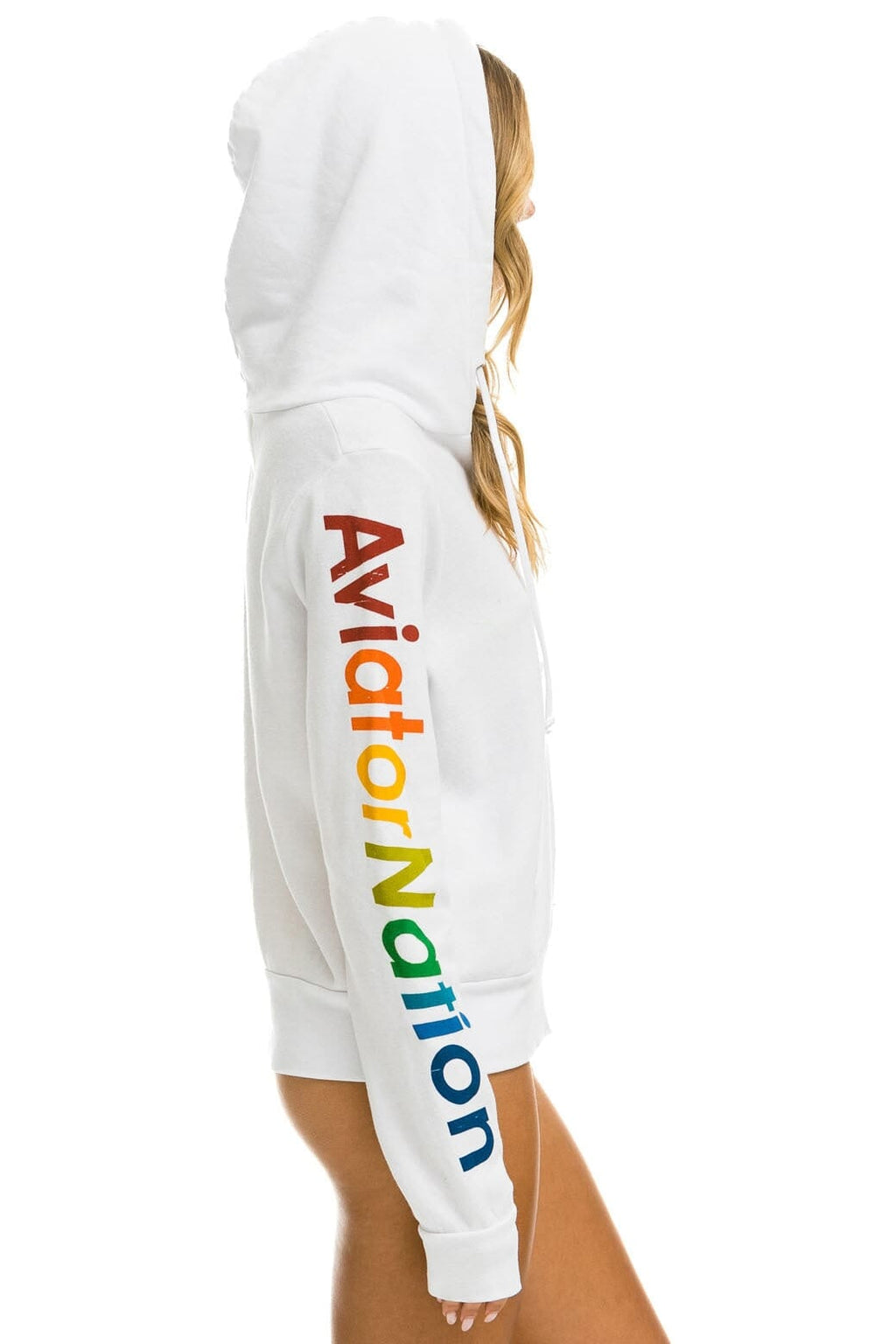 AVIATOR NATION LAGUNA BEACH HOODIE - WHITE
