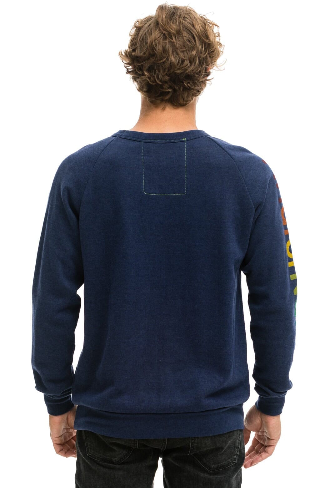 AVIATOR NATION NEW YORK CITY CREW SWEATSHIRT - NAVY