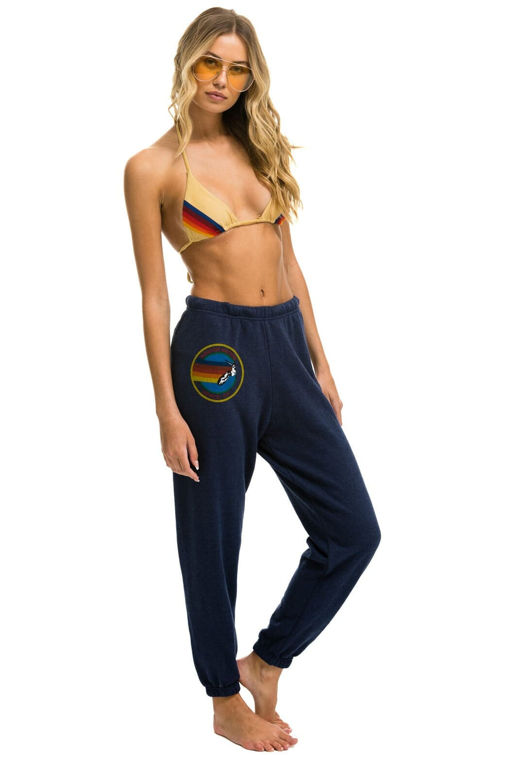 AVIATOR NATION VENICE SWEATPANTS - NAVY