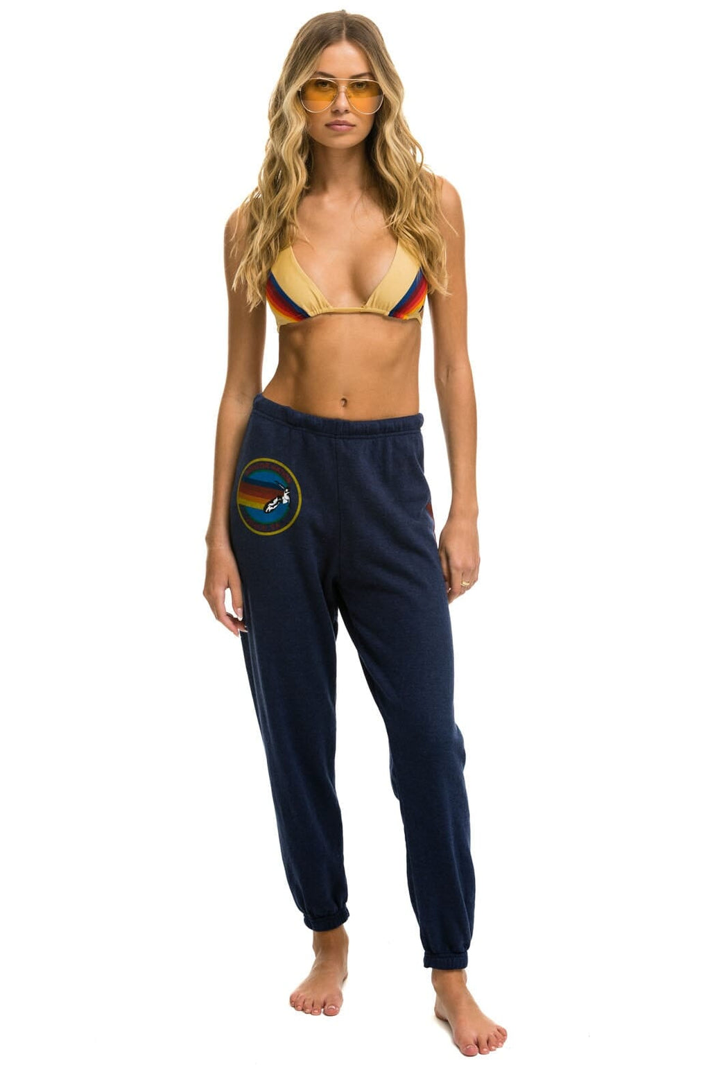 AVIATOR NATION VENICE SWEATPANTS - NAVY