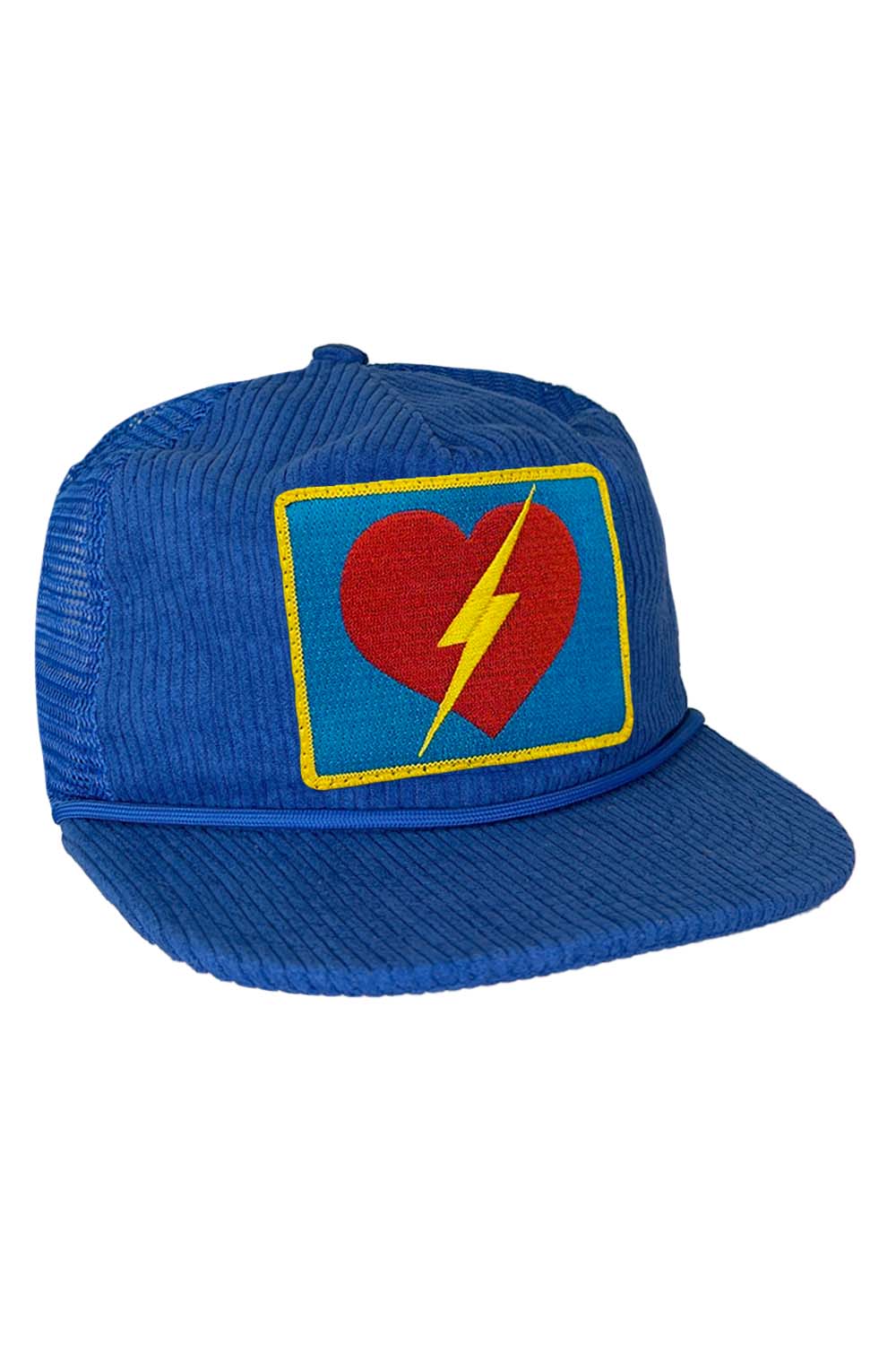 BOLT HEART - VINTAGE CORDUROY MESH TRUCKER HAT