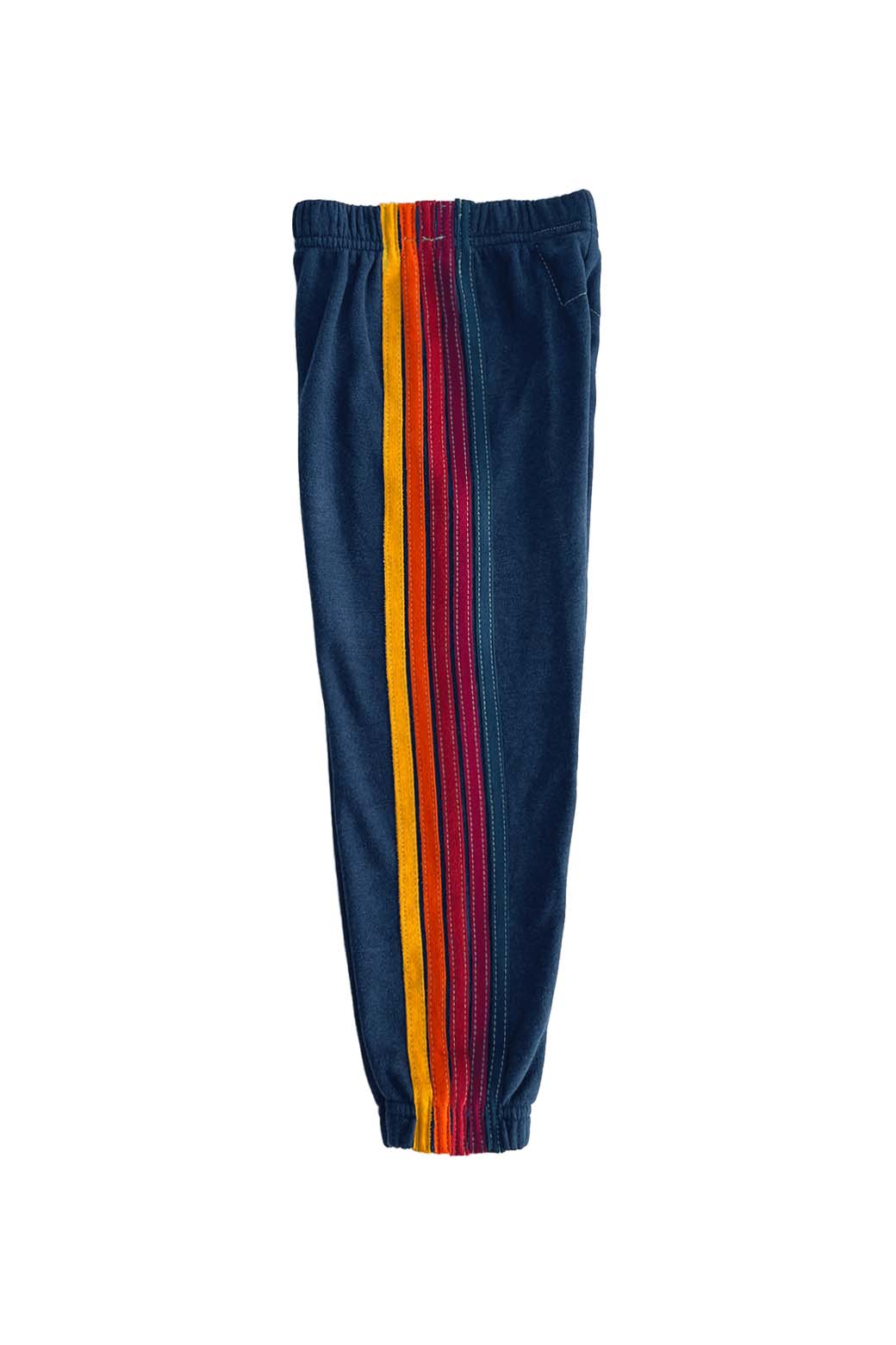 KIDS 5 STRIPE SWEATPANTS - NAVY