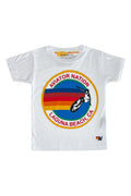 KIDS AVIATOR NATION LAGUNA BEACH TEE - WHITE