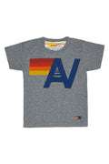 KIDS LOGO TEE - HEATHER GREY