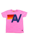 KIDS LOGO TEE - NEON PINK