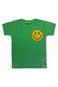 KIDS SMILEY 2 TEE - KELLY GREEN