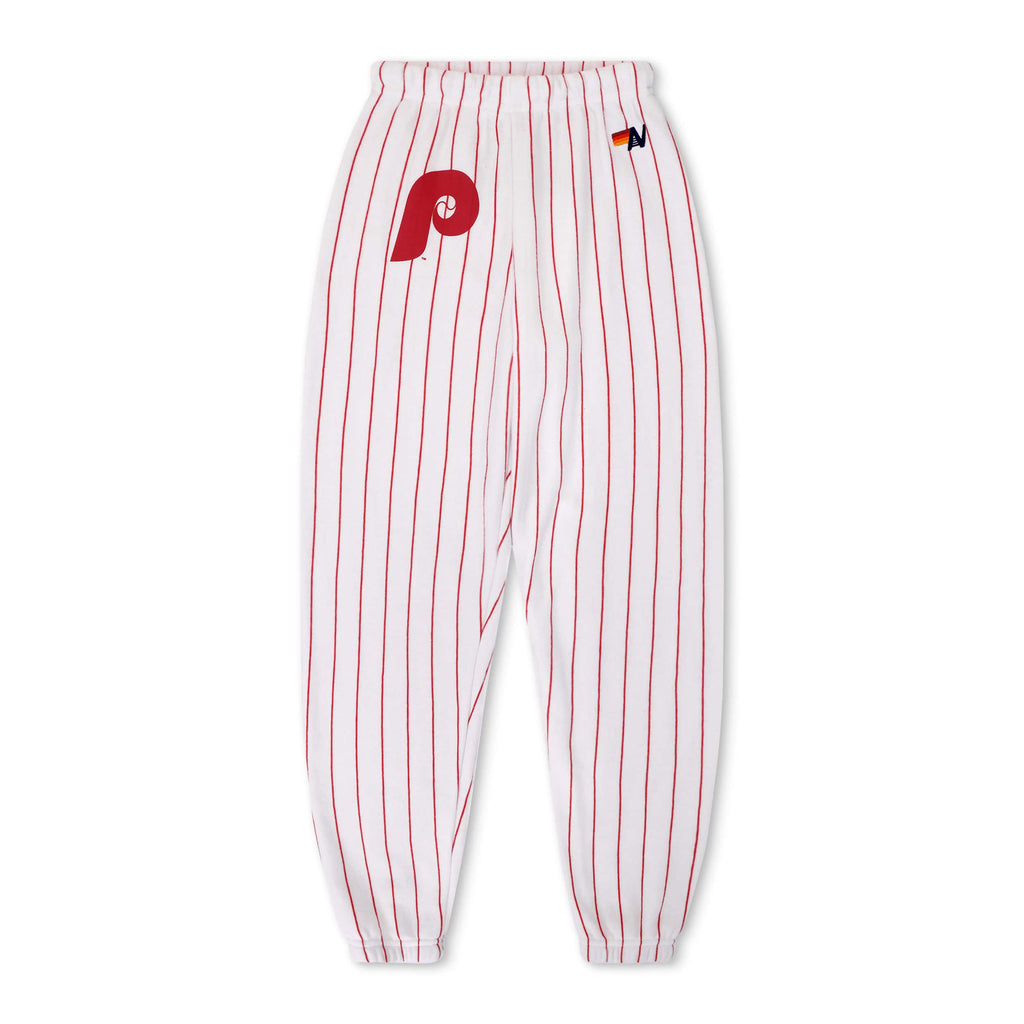 PHILADELPHIA PHILLIES PINSTRIPE 2026 SWEATPANTS - WHITE RED