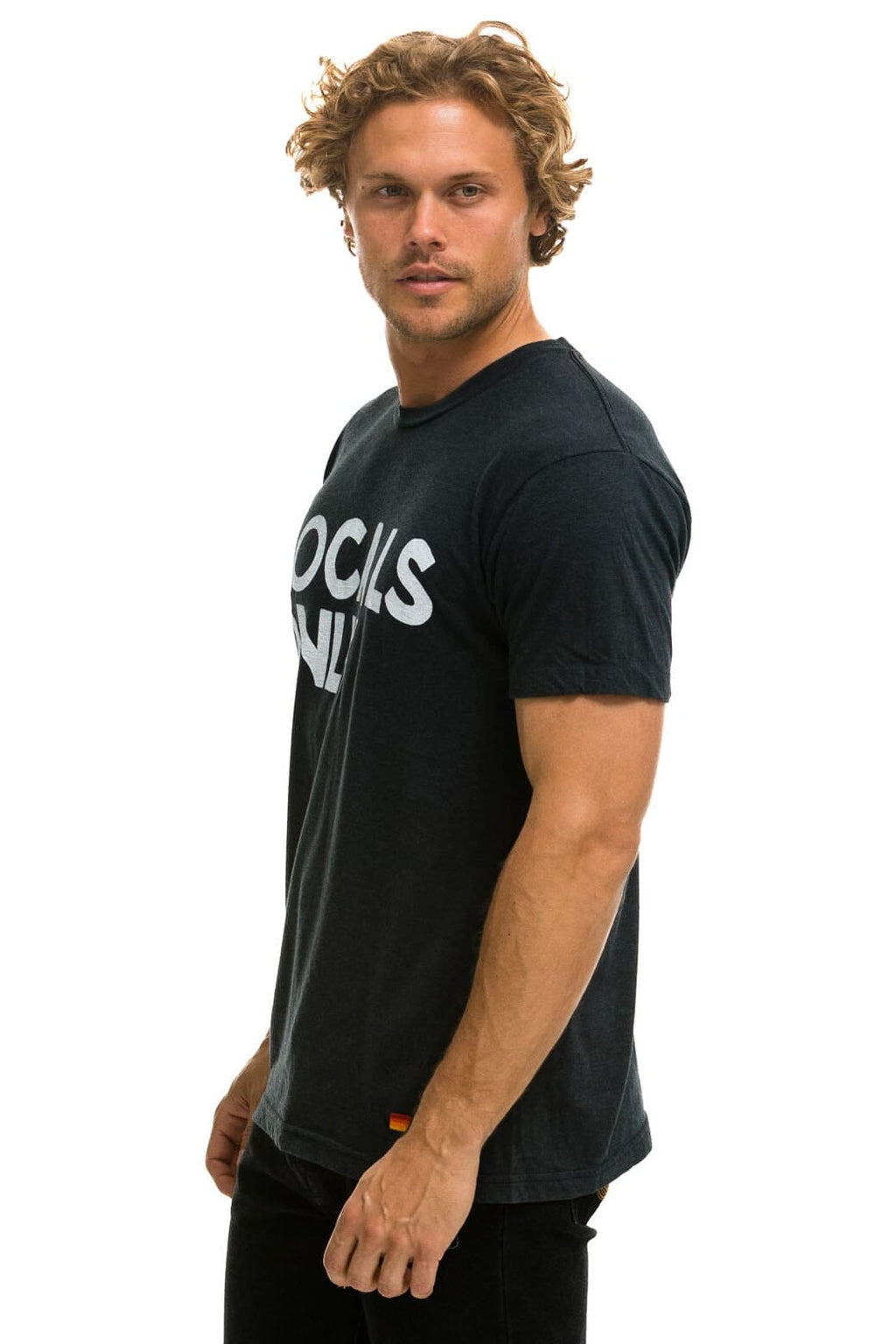 LOCALS ONLY TEE - CHARCOAL