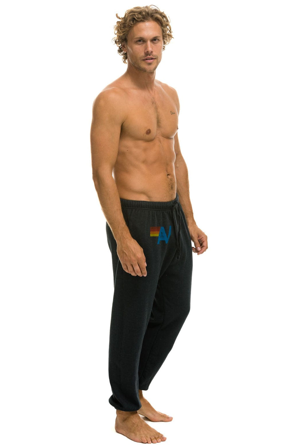 LOGO SWEATPANTS - CHARCOAL