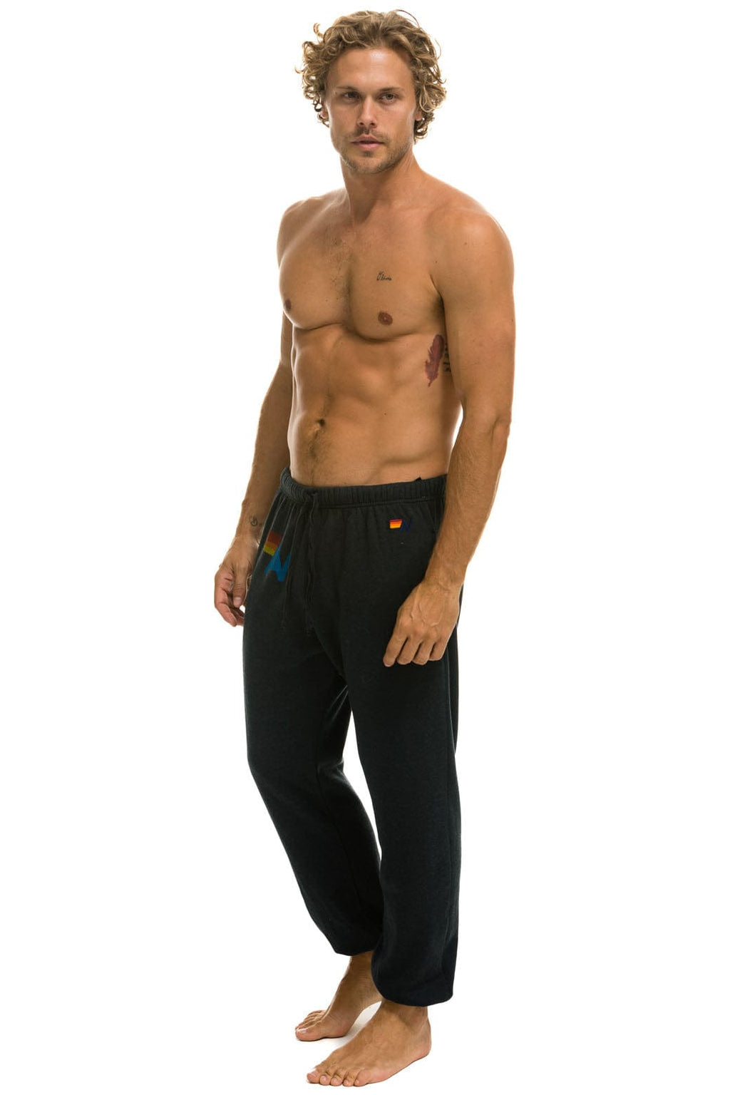 LOGO SWEATPANTS - CHARCOAL