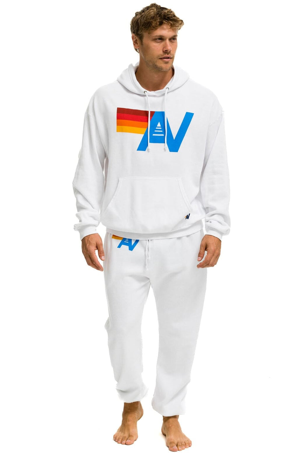 LOGO SWEATPANTS - WHITE