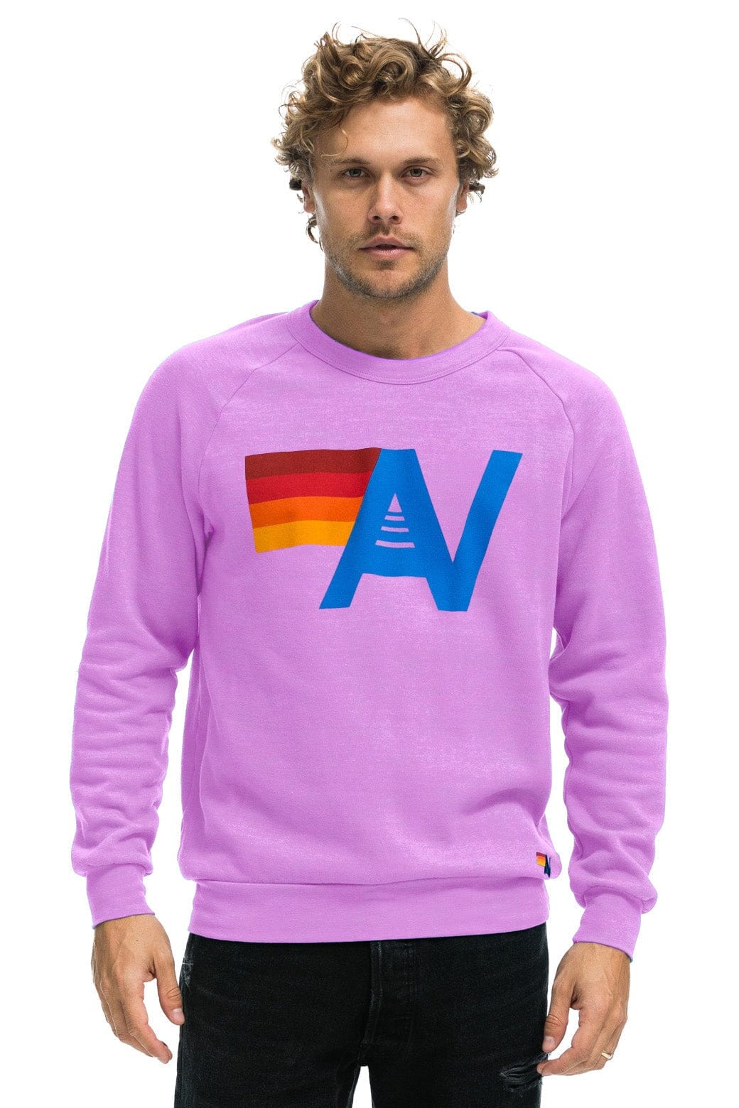 LOGO SWEATSHIRT - NEON PURPLE