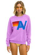 LOGO SWEATSHIRT - NEON PURPLE