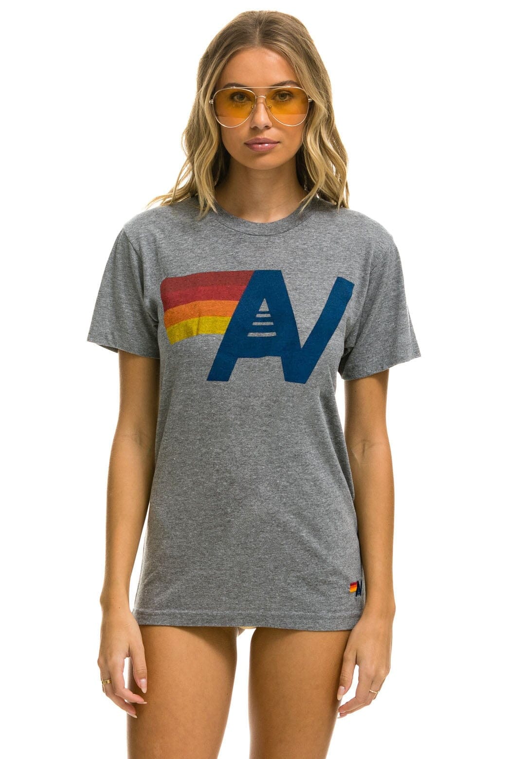 LOGO TEE - HEATHER GREY