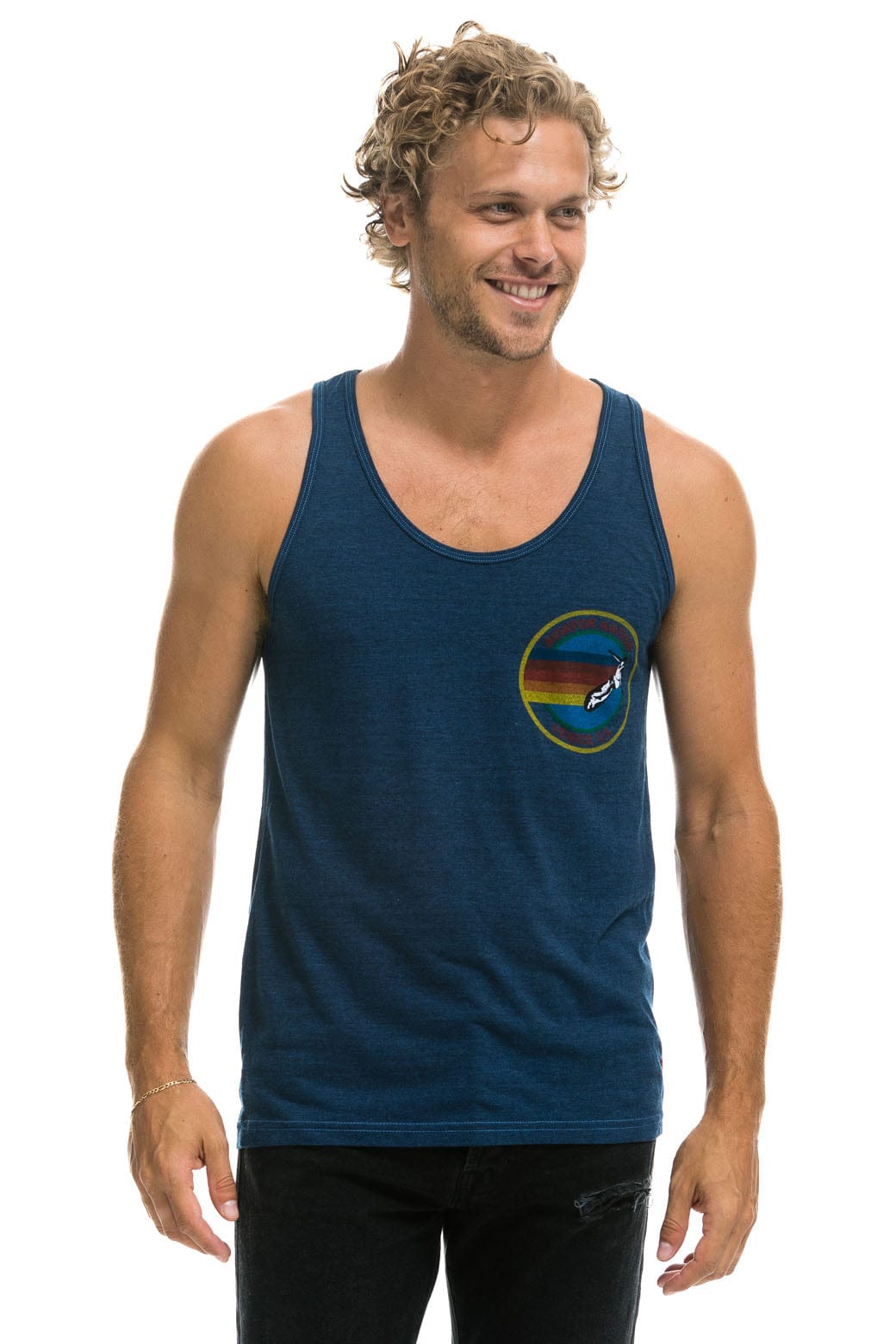 MENS AVIATOR NATION VENICE TANK - NAVY