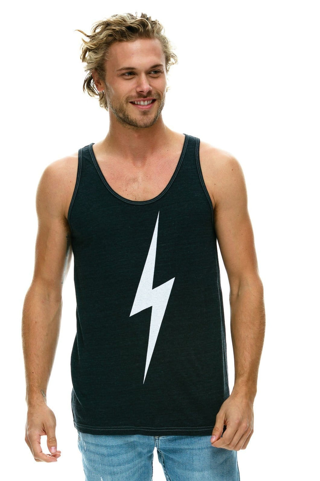 MENS BOLT TANK - CHARCOAL