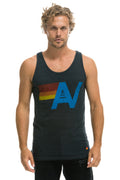 MENS LOGO TANK - CHARCOAL