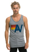 MENS LOGO TANK - HEATHER GREY