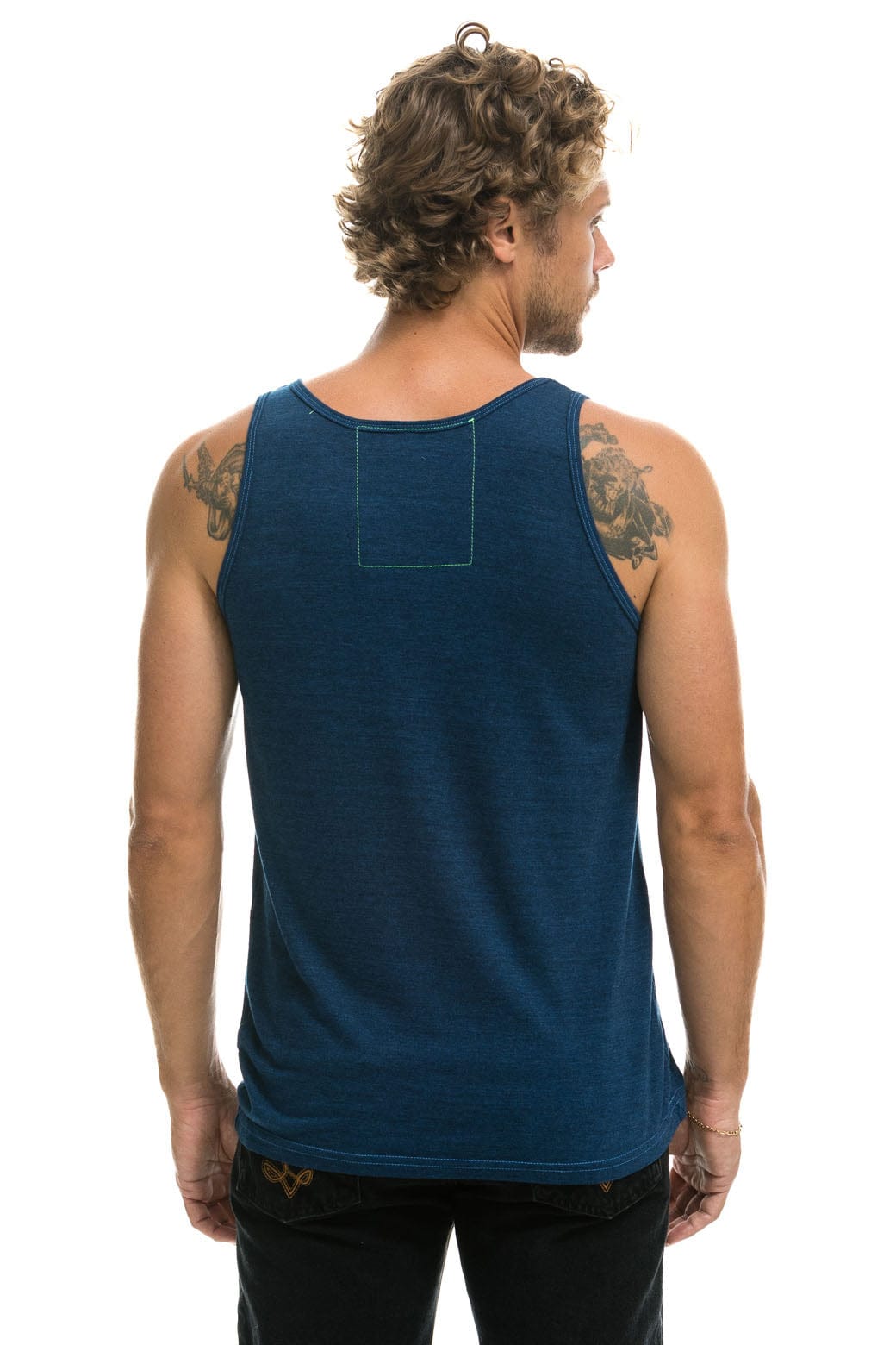 MENS LOGO TANK - NAVY