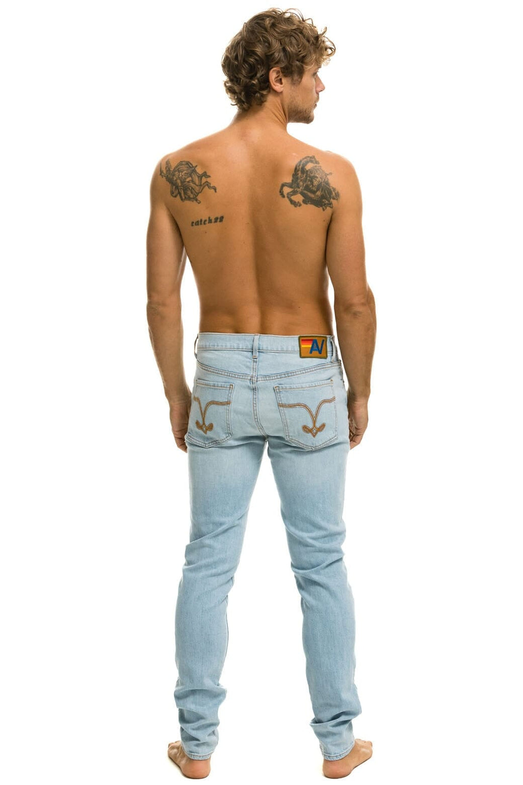 MENS SLIM FIT SURFER DENIM JEAN - SUPER LIGHT