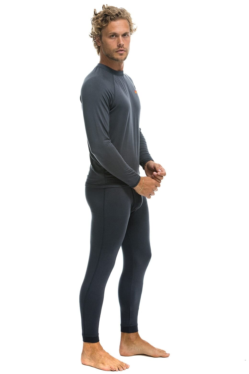 MICRO MODAL BASE LAYER BOTTOM - TITANIUM