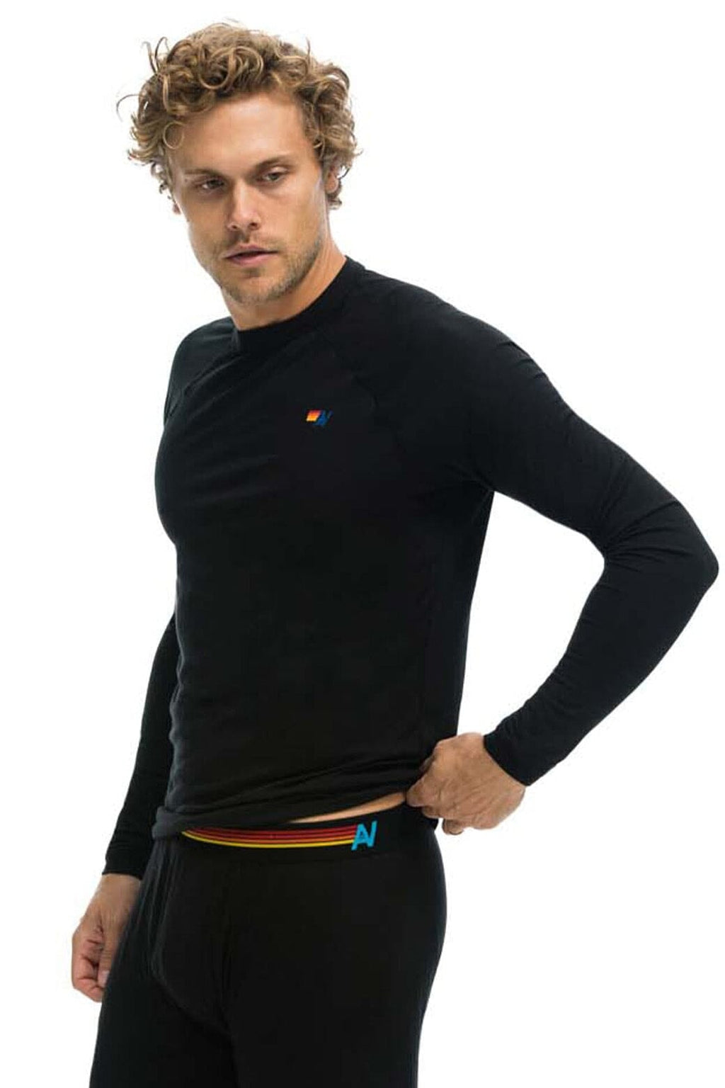 MICRO MODAL BASE LAYER TOP - BLACK